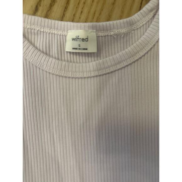 Aritzia Wilfred sleeveless top pale purple women’s small ribbed - Picture 2 of 3